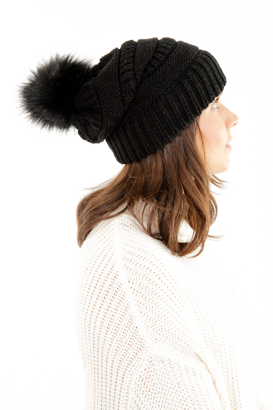 Black - Cozy Slouchy Beanie