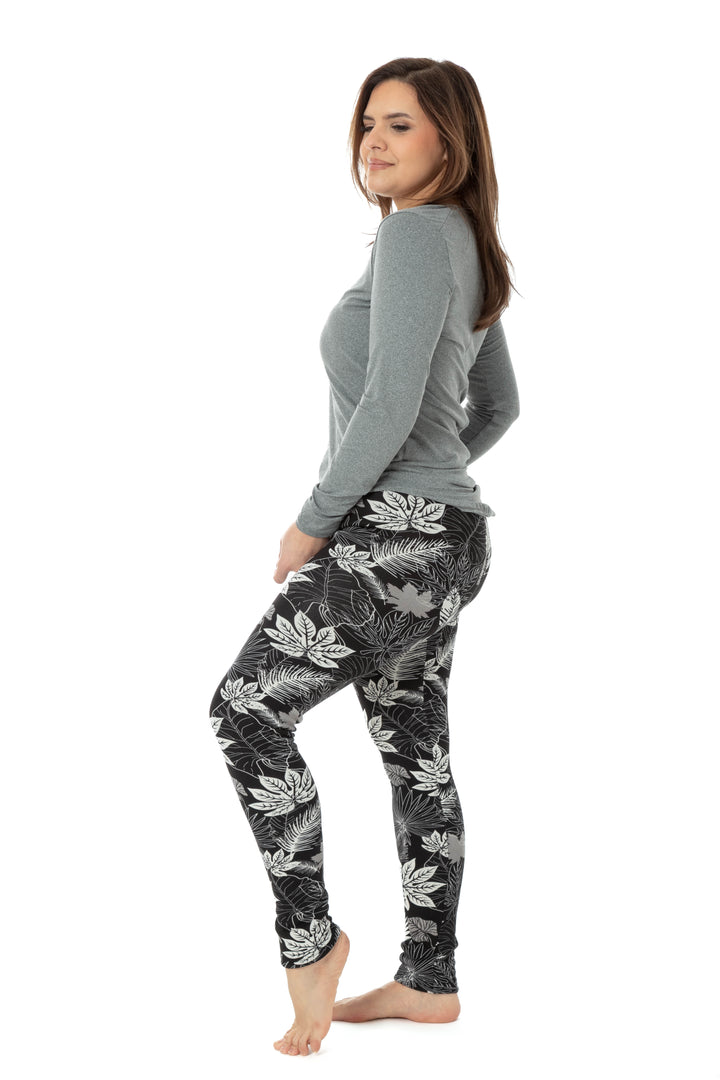 Botanical - Cozy Lined Leggings