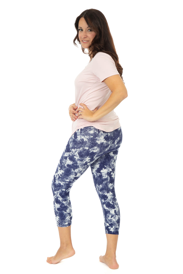 Teinture bleu foncé - Capris