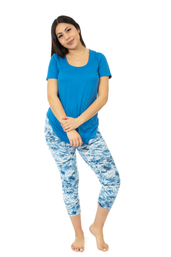 Indigo Splash - Capris
