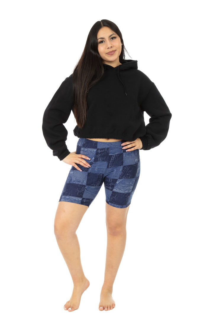 Denim Mosaic - Shorts