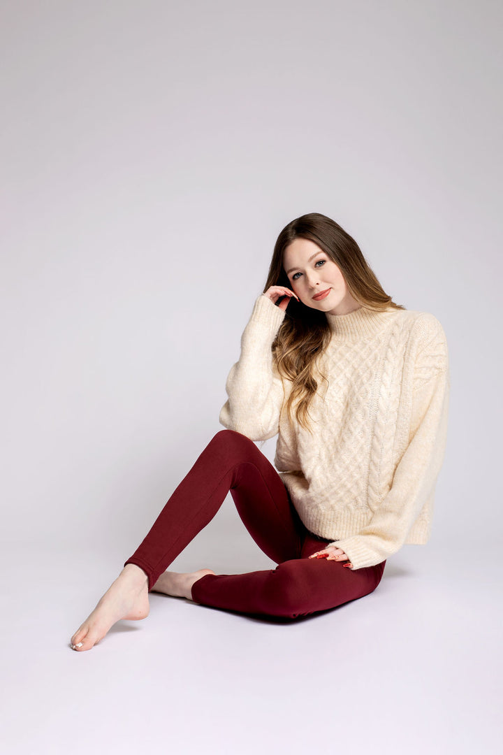 Burgundy - Cozy Lined