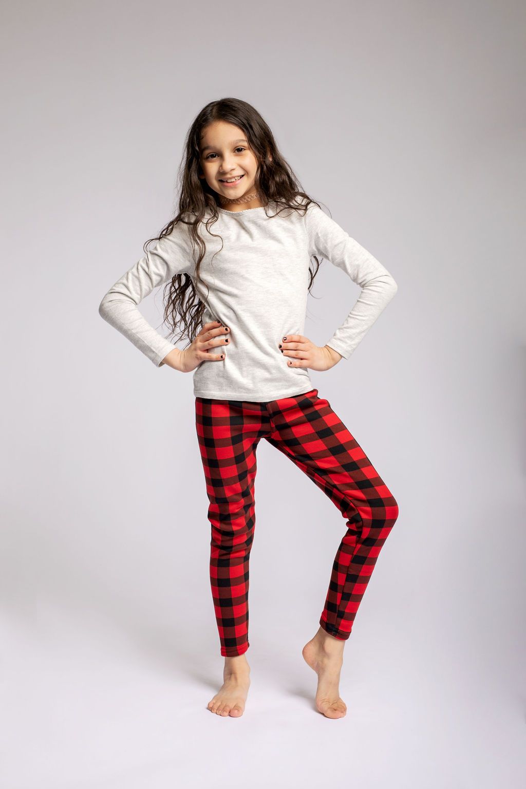 Red Plaid Kid's - Cozy Lined