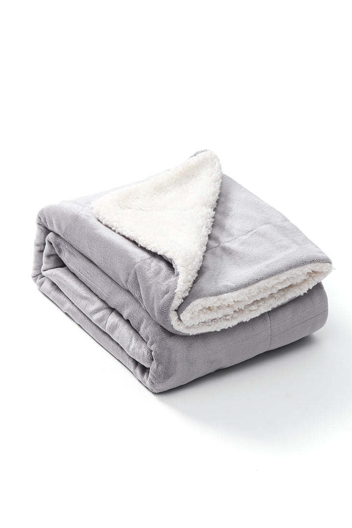 Gray - Couverture Sherpa