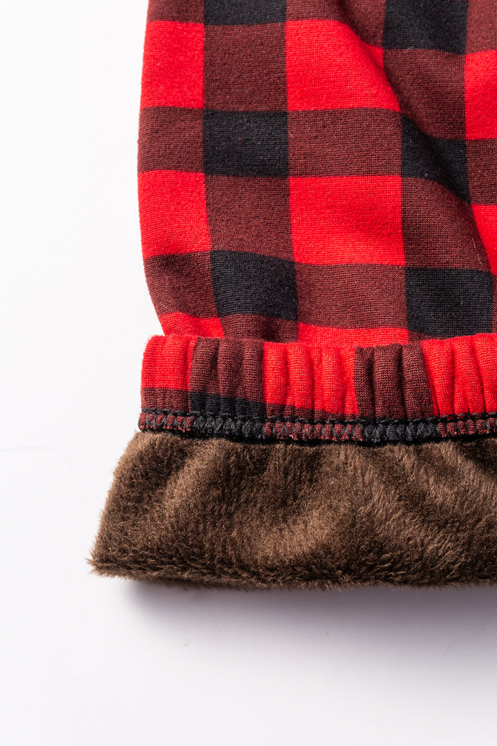 Red Plaid Kid's - Cozy Lined