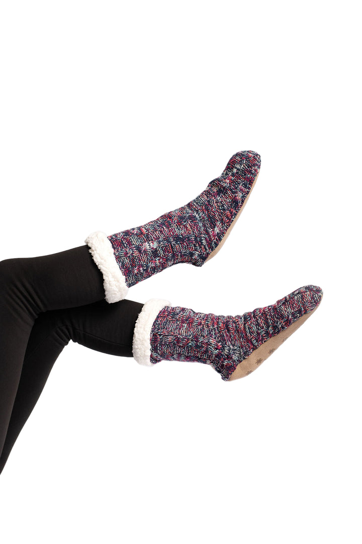 Multicolored - Cozy Slipper Socks