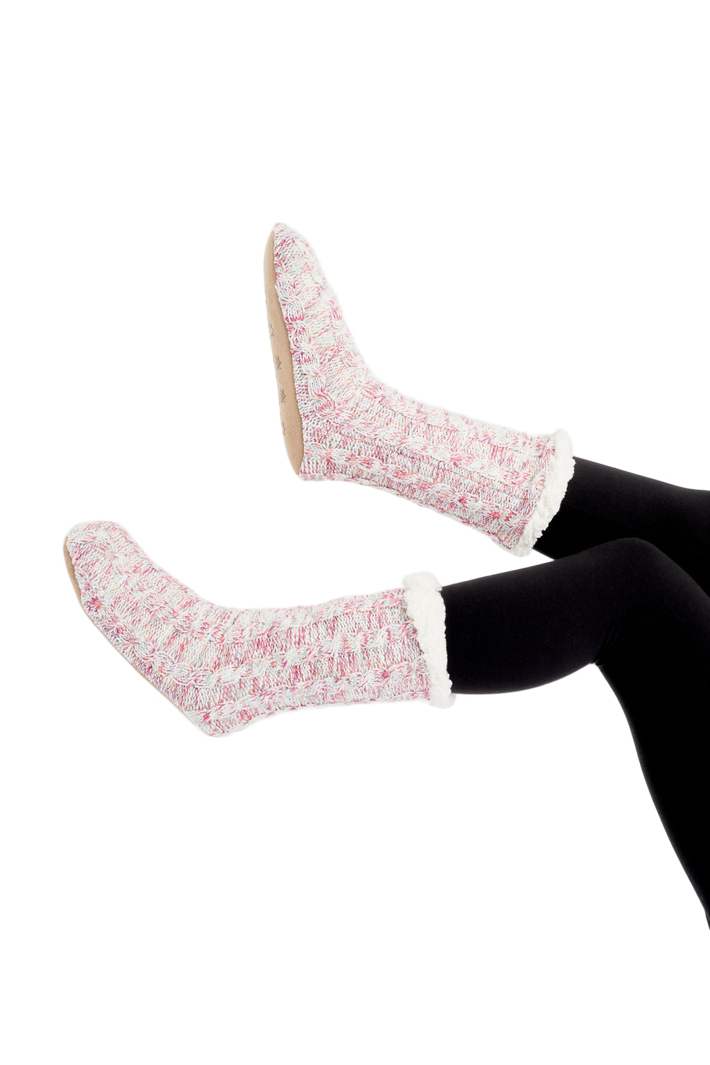 Coloré - Chaussettes pantoufles confortables