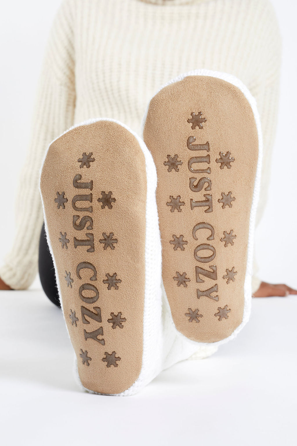 Corgi Stripe Slipper Socks  Fuzzy Socks for Winter - Cute But